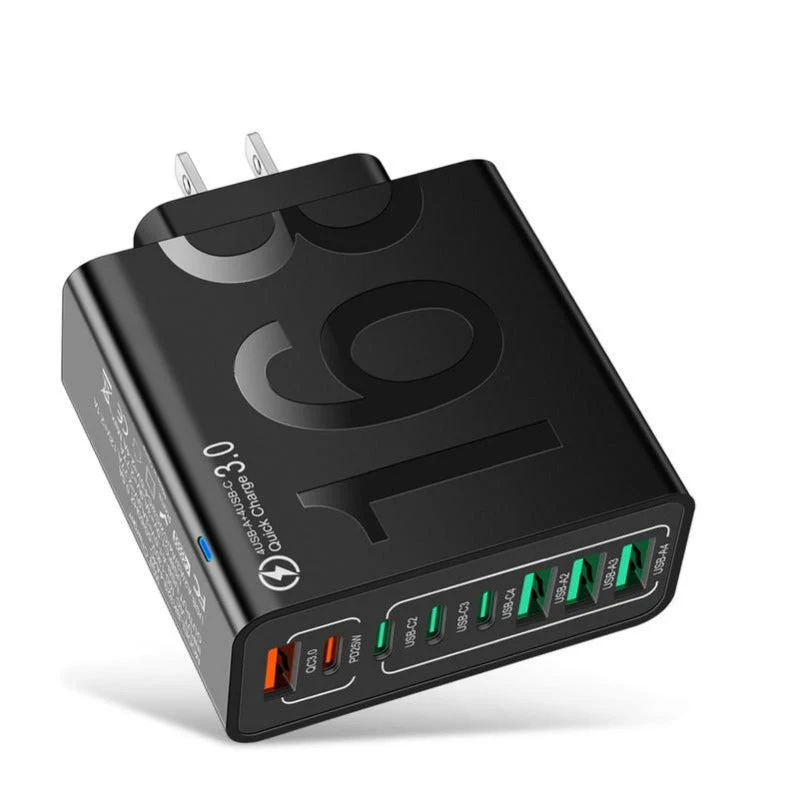 168W GaN USB Fast Charger 8-Port Power Hub for USB-C&A - Image 2