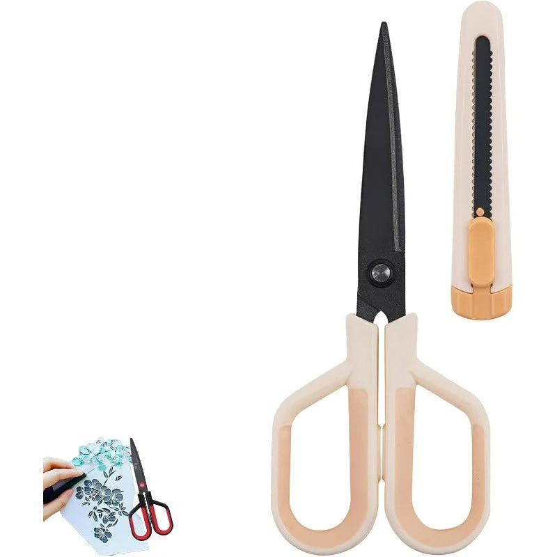 2-in-1 Scissors & Utility Knife Set