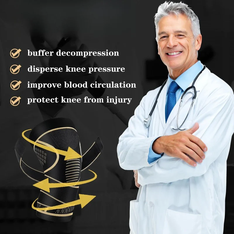 3D Knee Compression Support Sleeve - Image 3