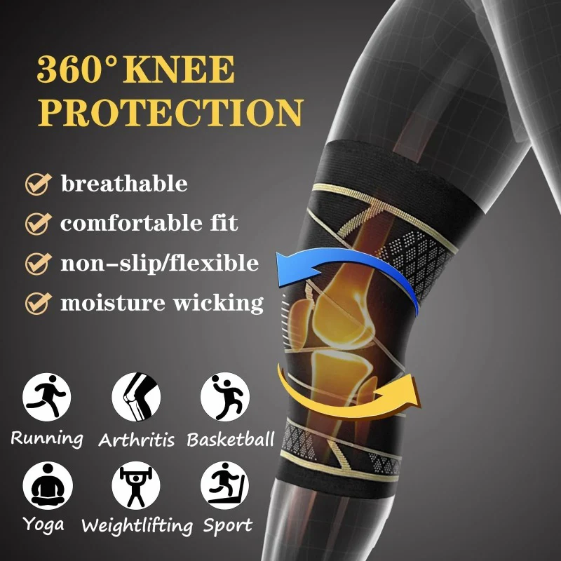 3D Knee Compression Support Sleeve - Image 5