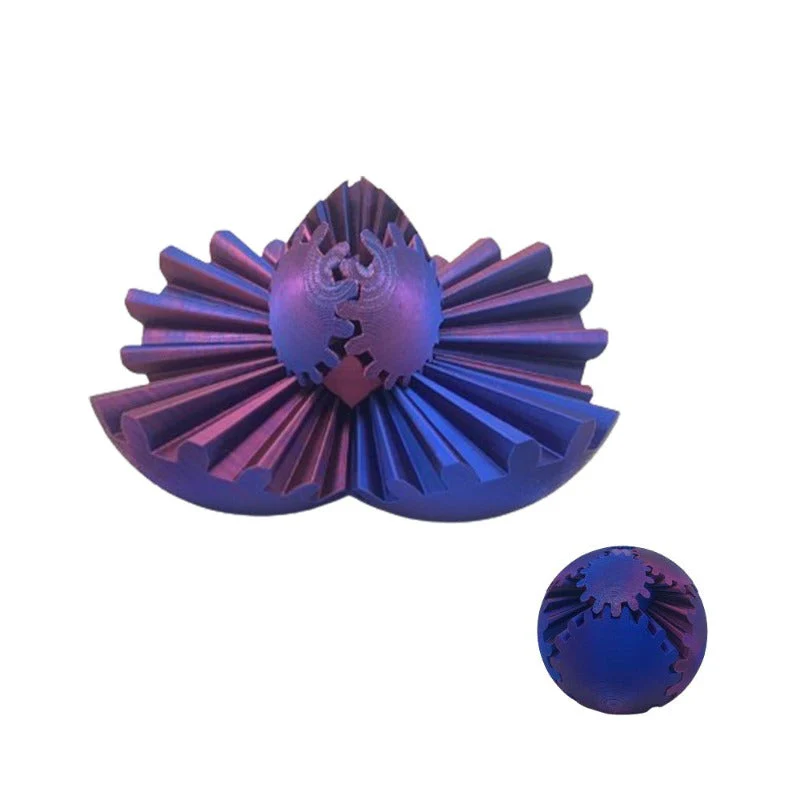 3D Printed Gear Sphere Ball - Image 7