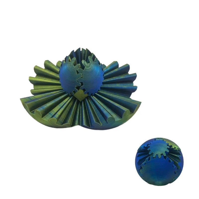 3D Printed Gear Sphere Ball - Image 9