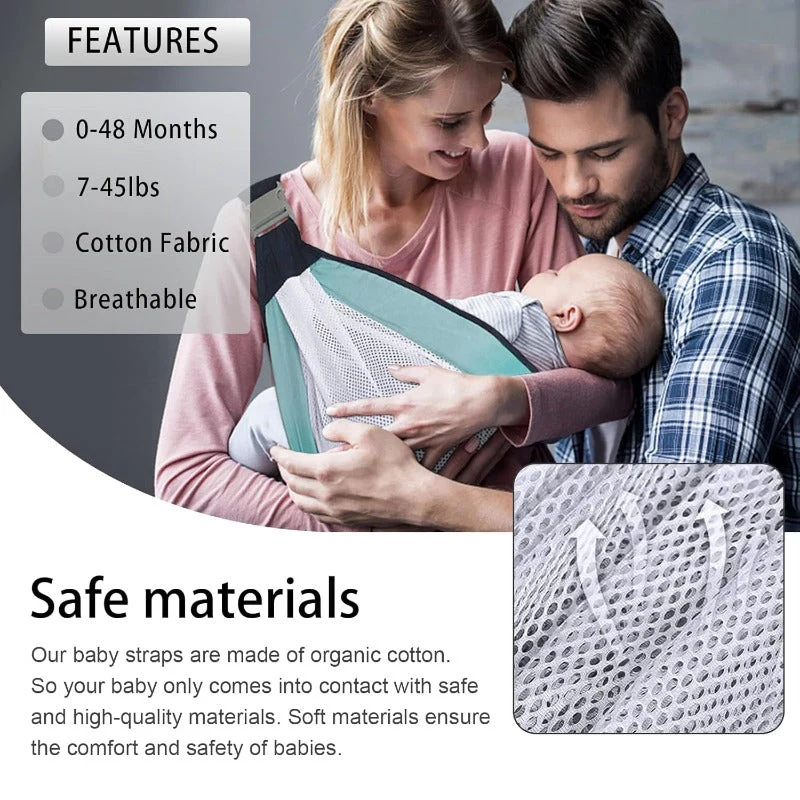 Breathable Baby Sling Carrier - Image 6