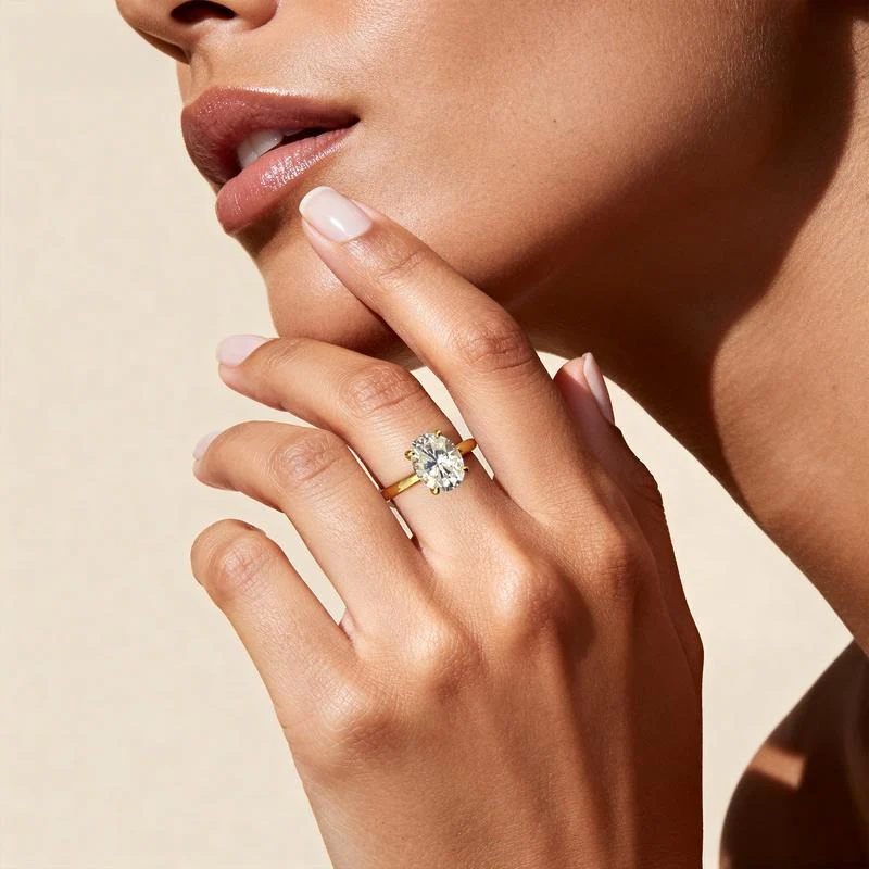 Brilliant Gold CZ Ring - Image 7