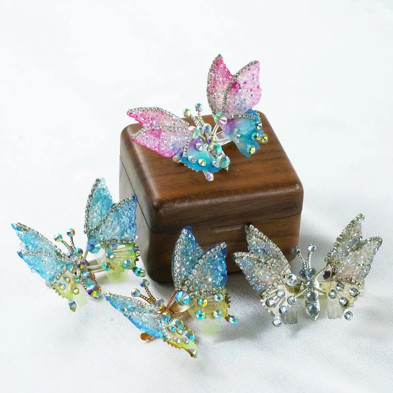 Butterfly Wing Hair Clips - Image 4