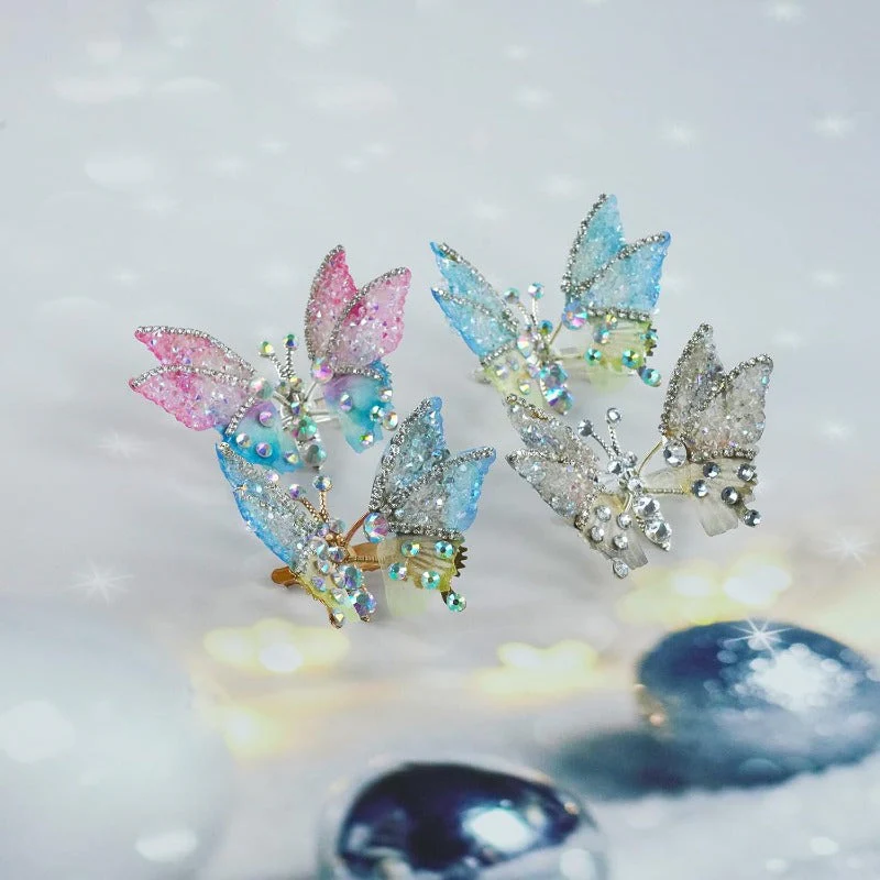 Butterfly Wing Hair Clips - Image 6