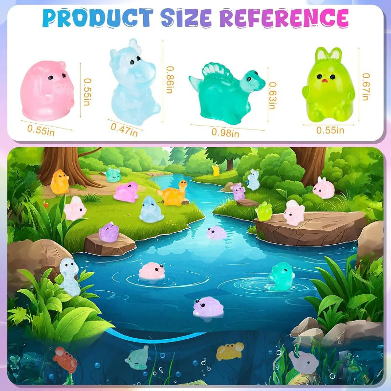 Glow-in-the-Dark Mini Animal Figures - Image 5