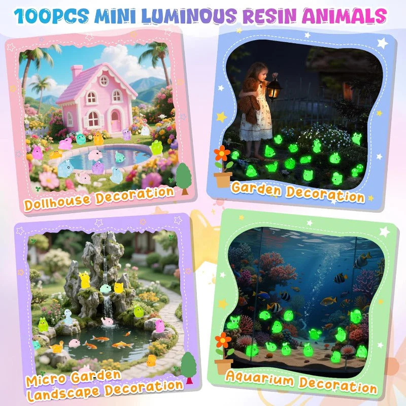 Glow-in-the-Dark Mini Animal Figures - Image 6