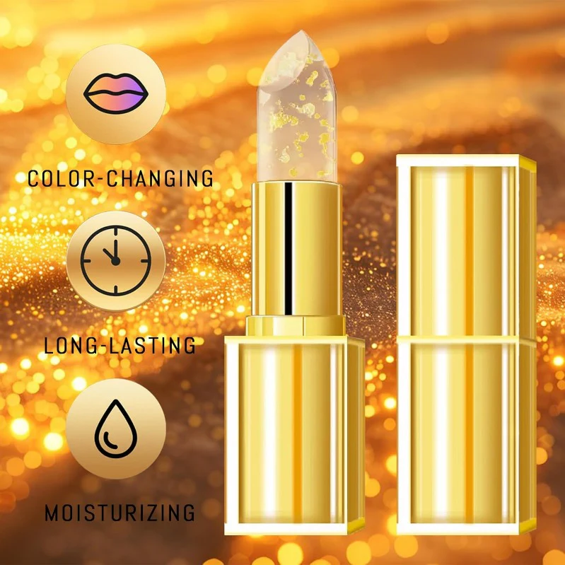 Gold-Infused Color-Changing Lip Balm Stick - Image 5