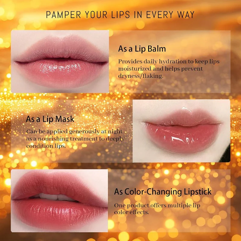 Gold-Infused Color-Changing Lip Balm Stick - Image 7