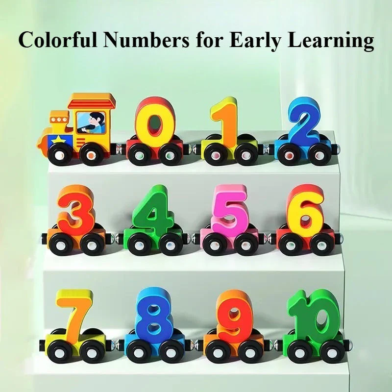 Magnetic Number Train Set - Image 5