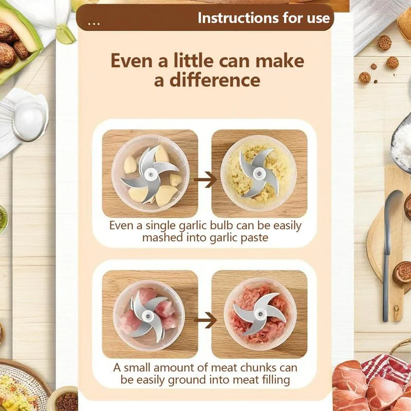 Portable Mini Food Chopper - Image 4