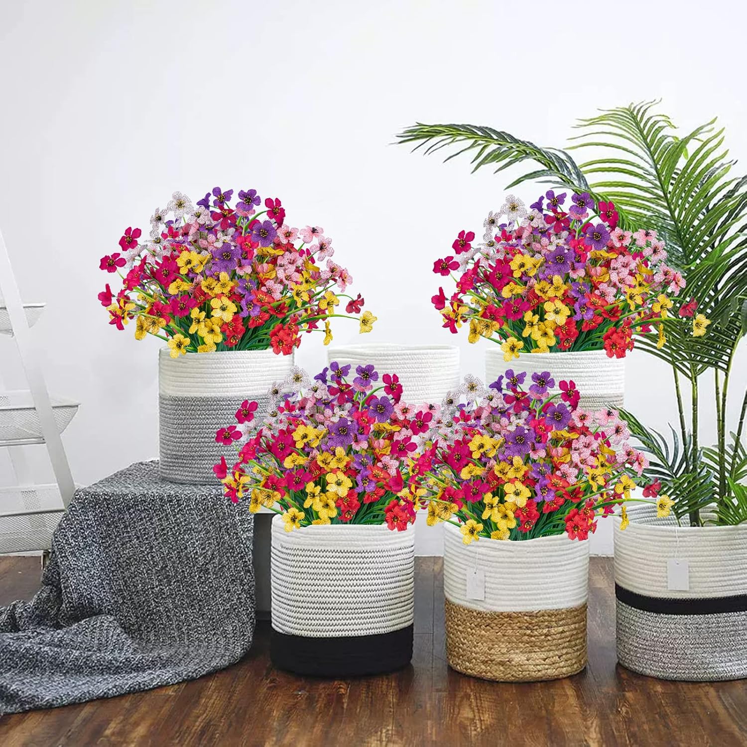 Upgraded High-grade Material 🌱 Rainproof Lifelike Artificial Flowers With UV-Shield Coating - Image 4