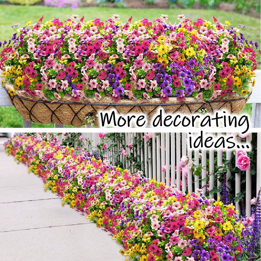 Upgraded High-grade Material 🌱 Rainproof Lifelike Artificial Flowers With UV-Shield Coating - Image 5