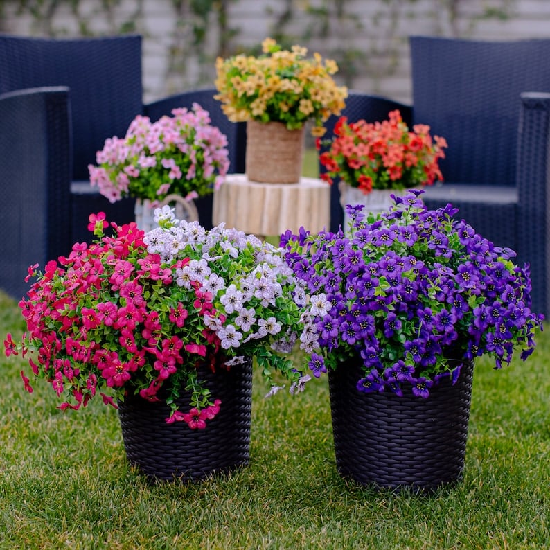 Upgraded High-grade Material 🌱 Rainproof Lifelike Artificial Flowers With UV-Shield Coating - Image 8
