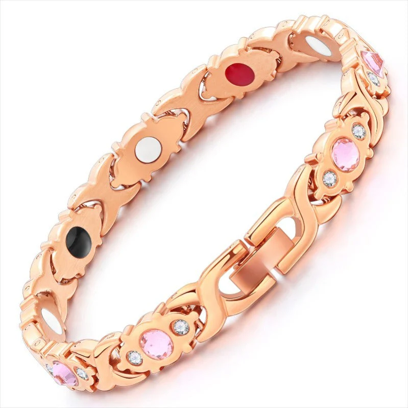 Rose Gold Magnetic Bracelet - Image 2