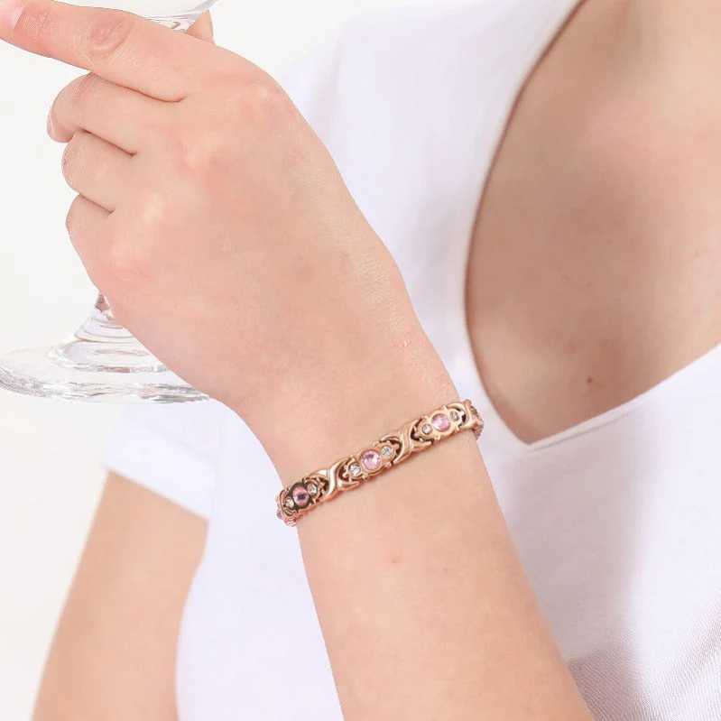 Rose Gold Magnetic Bracelet - Image 5