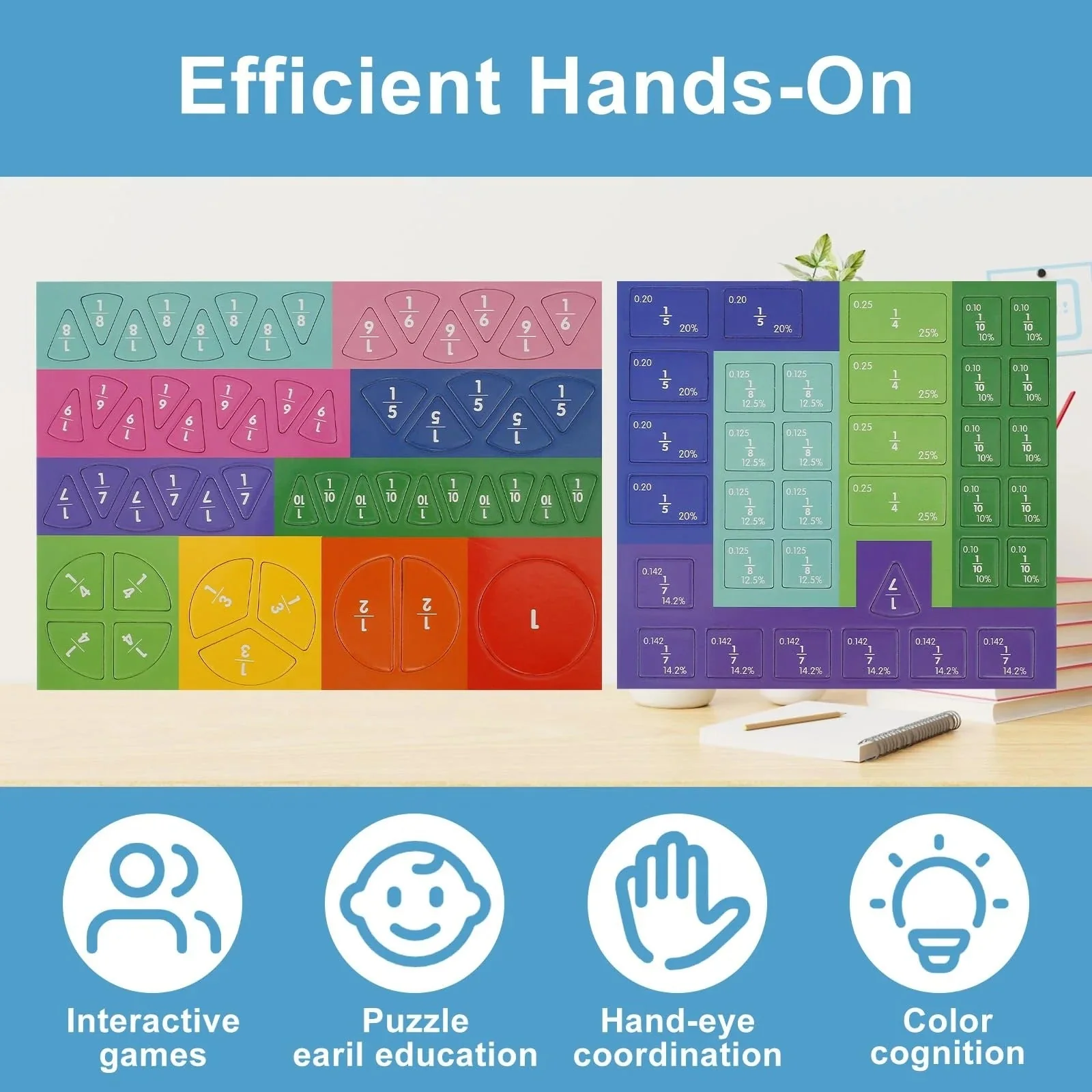 Magnet Montessori Fraction Puzzle - Image 11