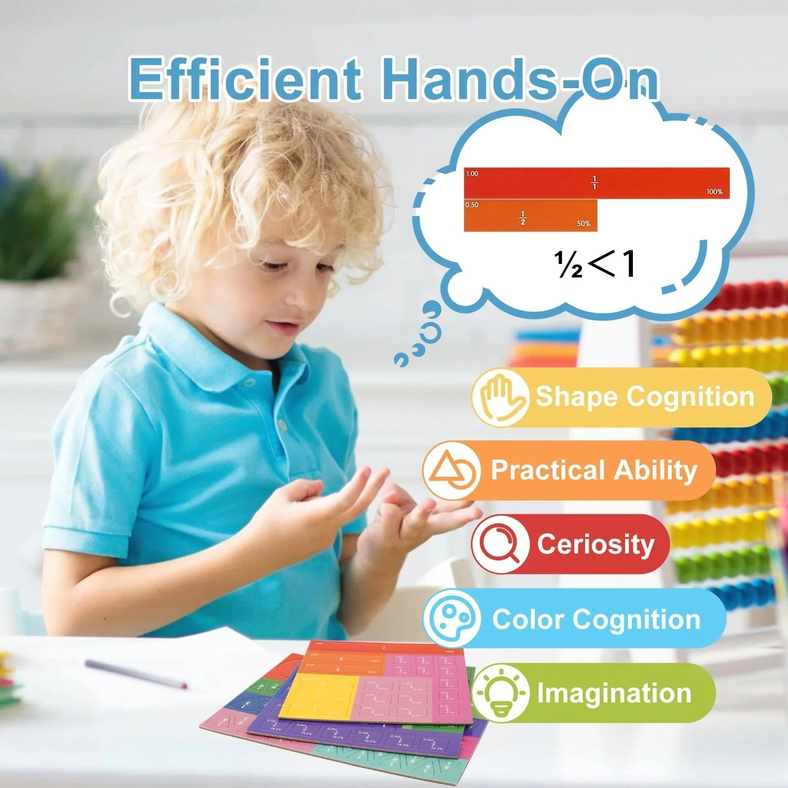 Magnet Montessori Fraction Puzzle - Image 6