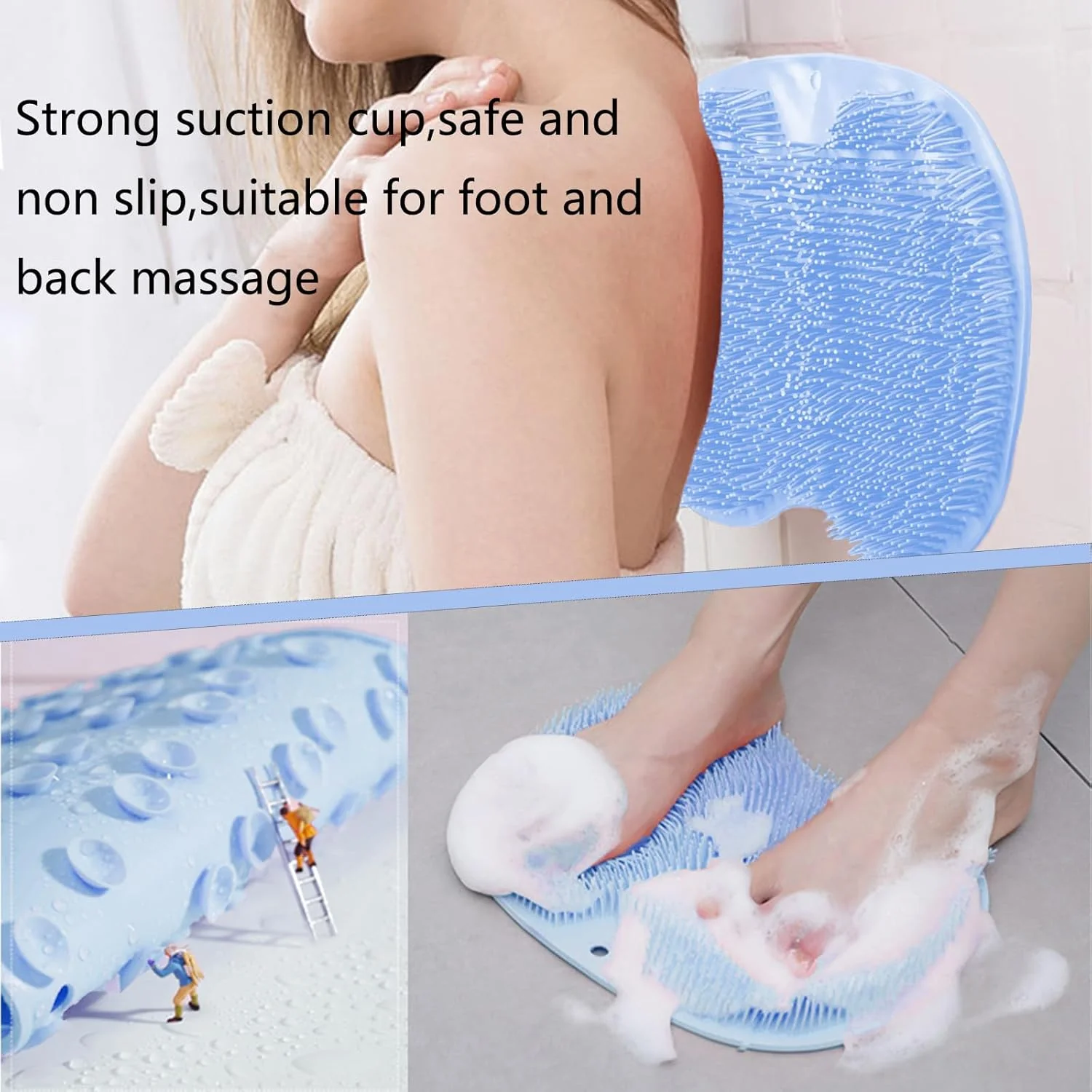CleanFootFlex Hands-Free Silicone Foot Clean Mat - Image 4