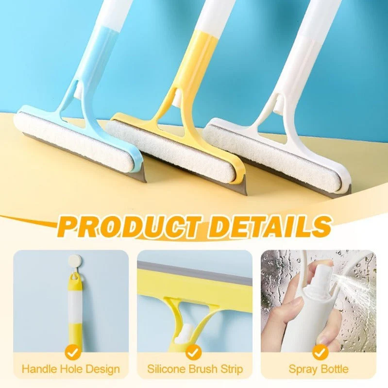 BrightSwipe Spray-Scrub-Squeegee All-in-One Glass Cleaner - Image 3