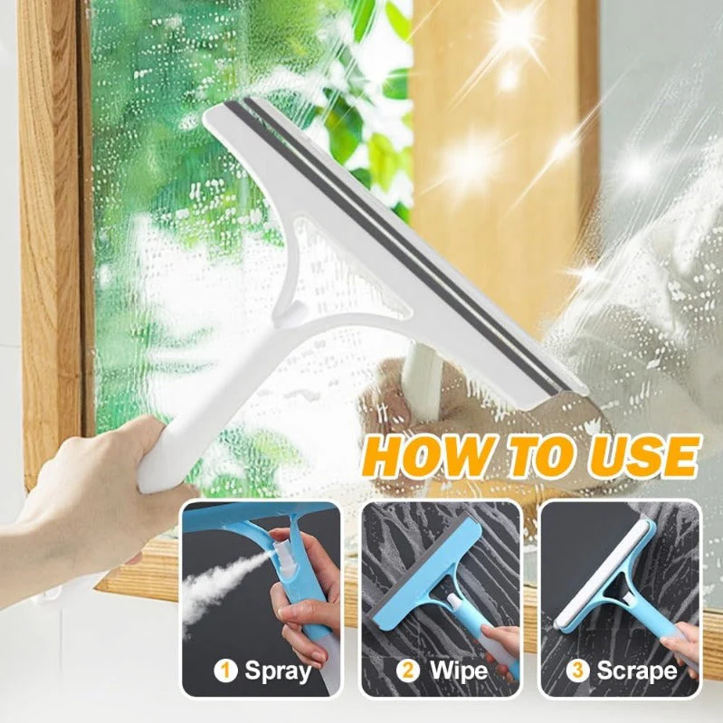 BrightSwipe Spray-Scrub-Squeegee All-in-One Glass Cleaner - Image 8