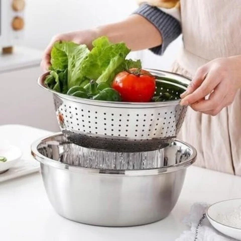 Stainless Steel Fine Mesh Strainer Set - Image 10