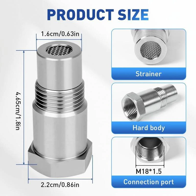 Stainless Steel Oxygen Sensor Spacer - Image 2