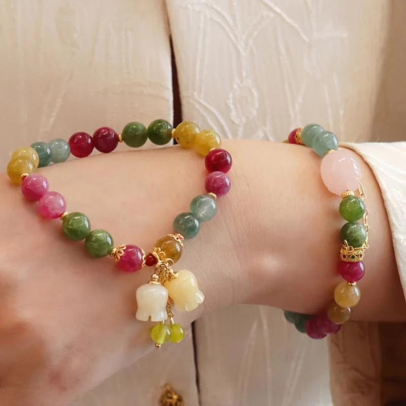 Tourmaline Charm Bracelet - Image 4