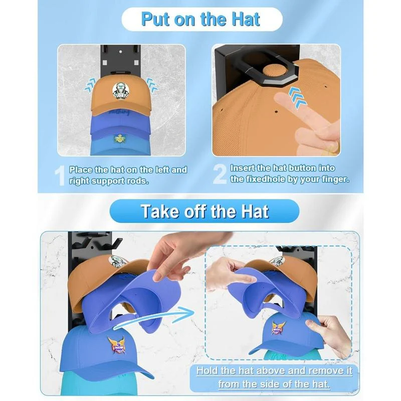Wall Mounted Hat Organizer - Image 6