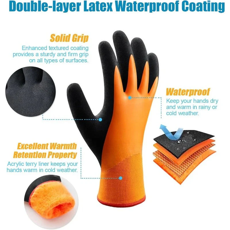 Waterproof Thermal Work Gloves - Image 3